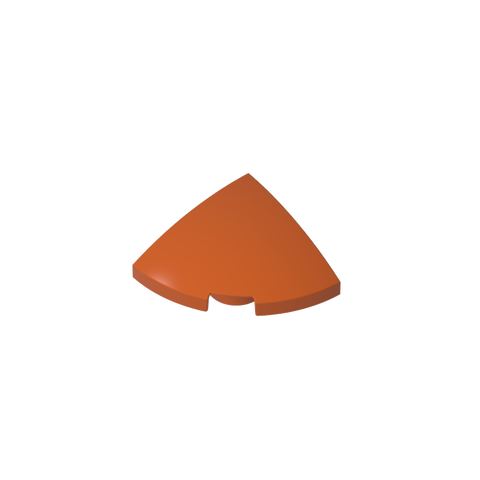Gobricks,2x2x2/3 arc light panel,5852