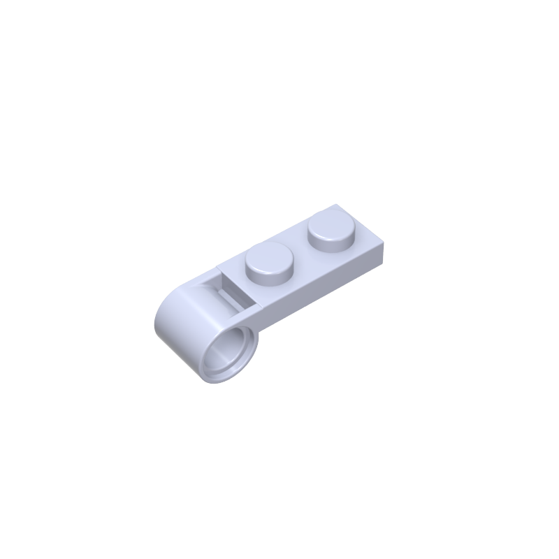 Gobricks,1x2 hole plate hinge plate,3172