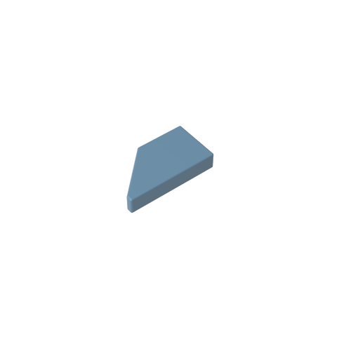 Gobricks,1x2 wedge light panel right,5092