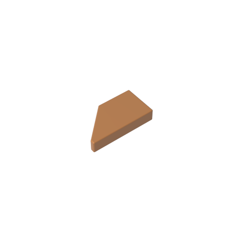 Gobricks,1x2 wedge light panel right,5092