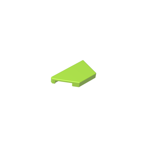 Gobricks,1x2 Wedge Glossy Panel Left,5091