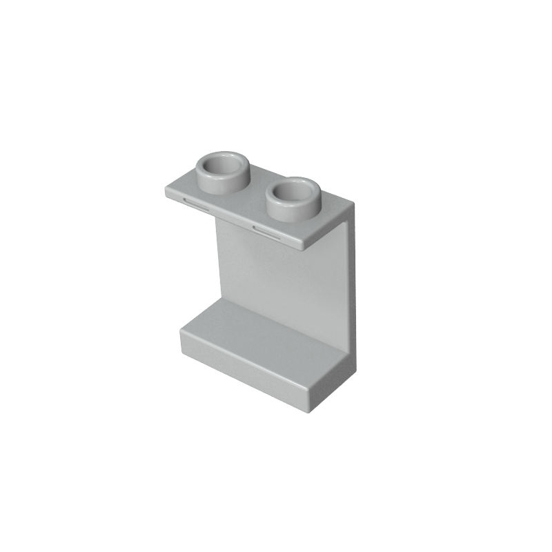 Gobricks,1x2x2 panel with thin side walls,4864b