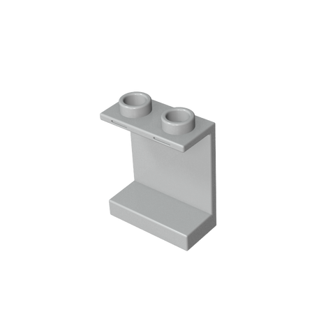 Gobricks,1x2x2 panel with thin side walls,4864b