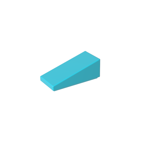 Gobricks,2x1x2/3 slope light panel,5404