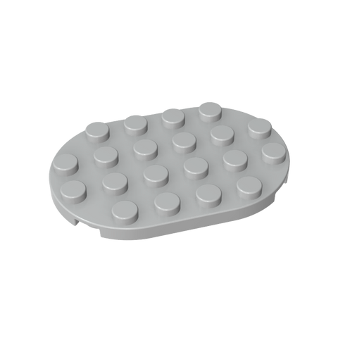 Gobricks,4x6 oval board,3766