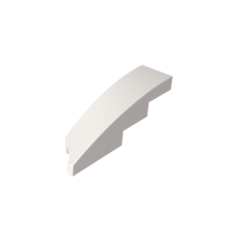 Gobricks,4x1 wedge-shaped arc panel right,5414