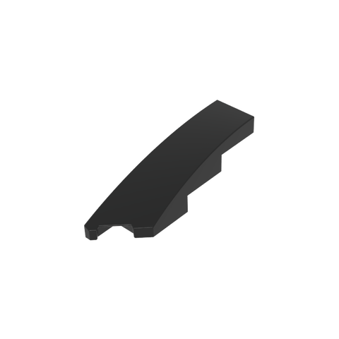 Gobricks,4x1 wedge-shaped curved panel left,5415