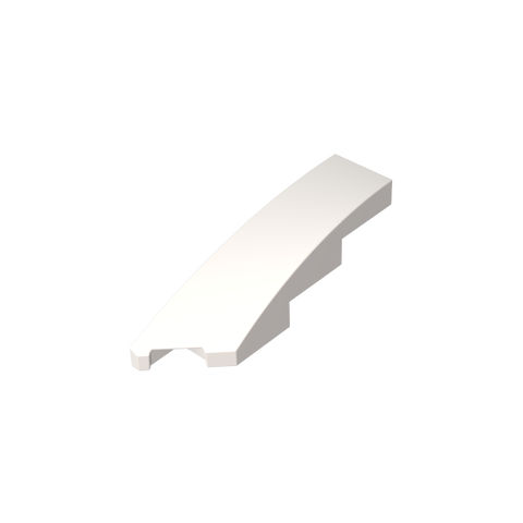 Gobricks,4x1 wedge-shaped curved panel left,5415