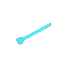 Gobricks,Antenna 1 x 4 with Rounded Top,3957,3957a,3957b,30064,54413,15609,28658