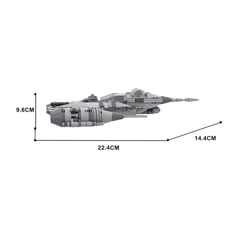 (Gobricks version) 360pcs MOC-99914 The Mandalorian n-1 Fighter