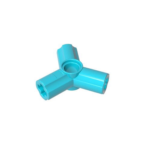 Gobricks,Technic Axle and Pin Connector Triple [120° Offset],10288,49155
