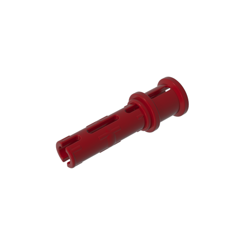 Gobricks,Technic Pin Long with Friction Ridges Lengthwise and Stop Bush [Ridge Near Rim],32054,65304