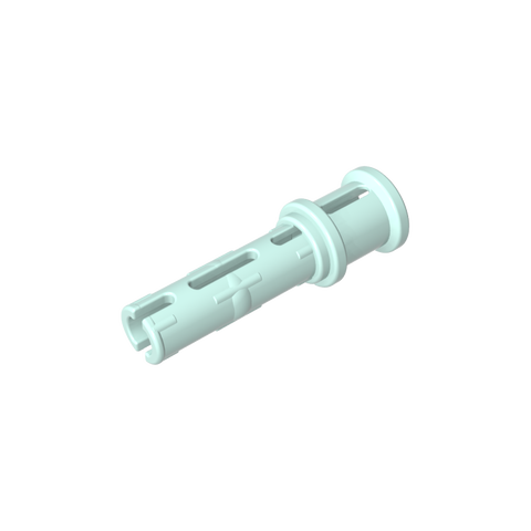 Gobricks,Technic Pin Long with Friction Ridges Lengthwise and Stop Bush [Ridge Near Rim],32054,65304