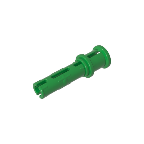Gobricks,Technic Pin Long with Friction Ridges Lengthwise and Stop Bush [Ridge Near Rim],32054,65304
