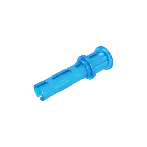 Gobricks,Technic Pin Long with Friction Ridges Lengthwise and Stop Bush [Ridge Near Rim],32054,65304