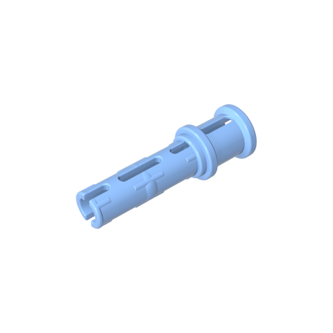 Gobricks,Technic Pin Long with Friction Ridges Lengthwise and Stop Bush [Ridge Near Rim],32054,65304