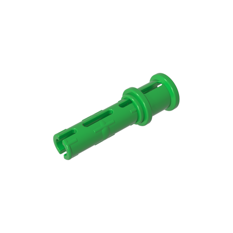 Gobricks,Technic Pin Long with Friction Ridges Lengthwise and Stop Bush [Ridge Near Rim],32054,65304