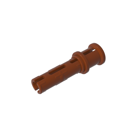 Gobricks,Technic Pin Long with Friction Ridges Lengthwise and Stop Bush [Ridge Near Rim],32054,65304