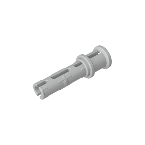 Gobricks,Technic Pin Long with Friction Ridges Lengthwise and Stop Bush [Ridge Near Rim],32054,65304