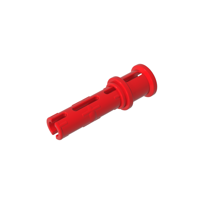 Gobricks,Technic Pin Long with Friction Ridges Lengthwise and Stop Bush [Ridge Near Rim],32054,65304