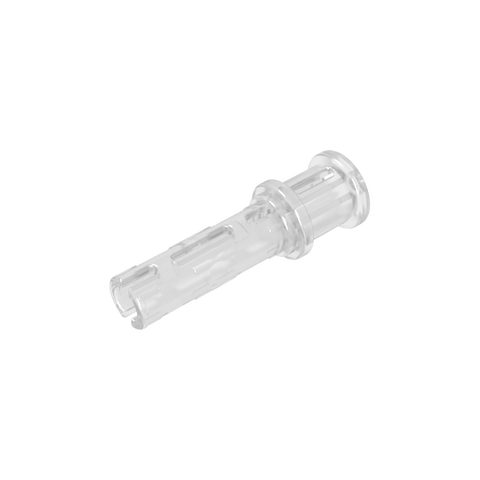 Gobricks,Technic Pin Long with Friction Ridges Lengthwise and Stop Bush [Ridge Near Rim],32054,65304
