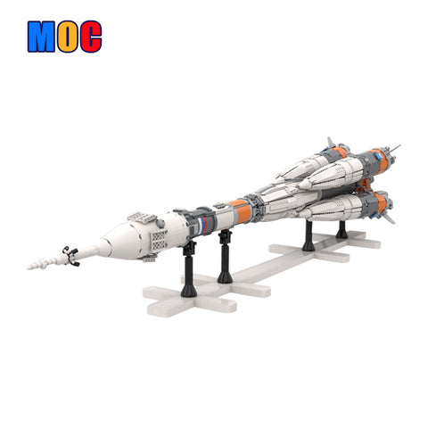 (Gobricks version) 3743pcs MOC-109502 Sojus-FG