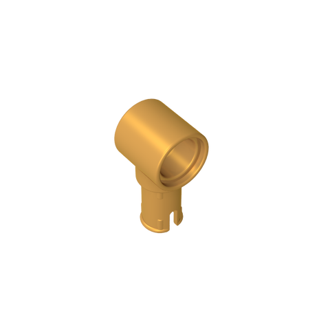 Gobricks,Technic Pin Connector Hub with 1 Pin with Friction Ridges Lengthwise,15100
