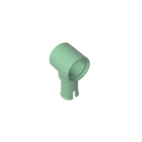 Gobricks,Technic Pin Connector Hub with 1 Pin with Friction Ridges Lengthwise,15100