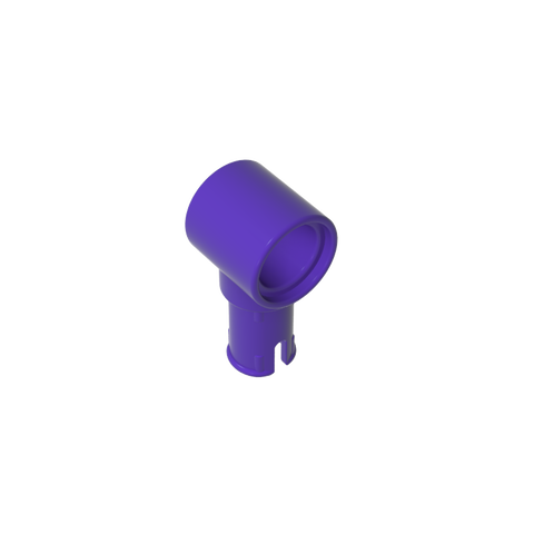 Gobricks,Technic Pin Connector Hub with 1 Pin with Friction Ridges Lengthwise,15100