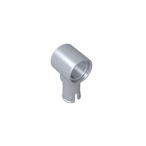 Gobricks,Technic Pin Connector Hub with 1 Pin with Friction Ridges Lengthwise,15100