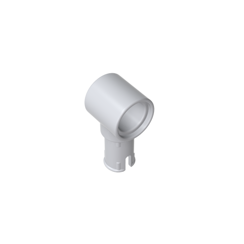 Gobricks,Technic Pin Connector Hub with 1 Pin with Friction Ridges Lengthwise,15100