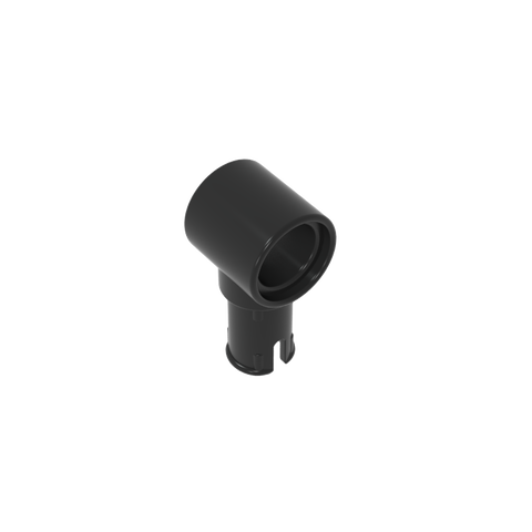 Gobricks,Technic Pin Connector Hub with 1 Pin with Friction Ridges Lengthwise,15100