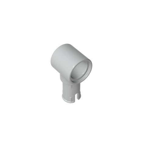 Gobricks,Technic Pin Connector Hub with 1 Pin with Friction Ridges Lengthwise,15100