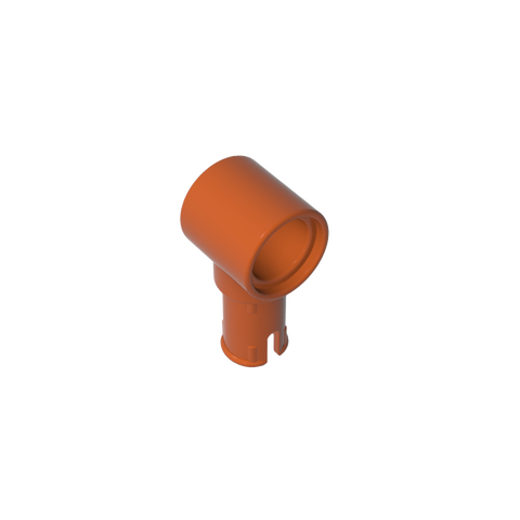 Gobricks,Technic Pin Connector Hub with 1 Pin with Friction Ridges Lengthwise,15100