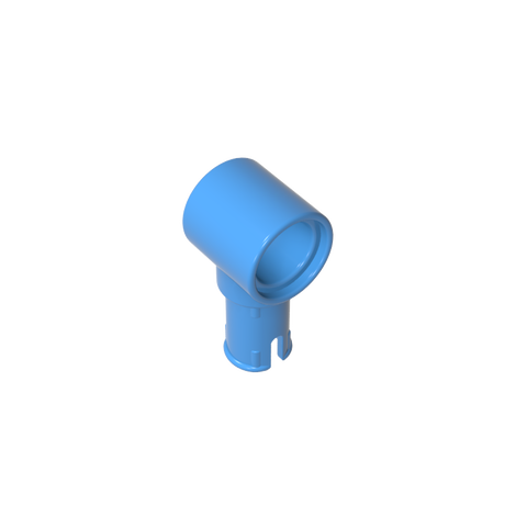 Gobricks,Technic Pin Connector Hub with 1 Pin with Friction Ridges Lengthwise,15100