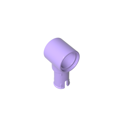Gobricks,Technic Pin Connector Hub with 1 Pin with Friction Ridges Lengthwise,15100