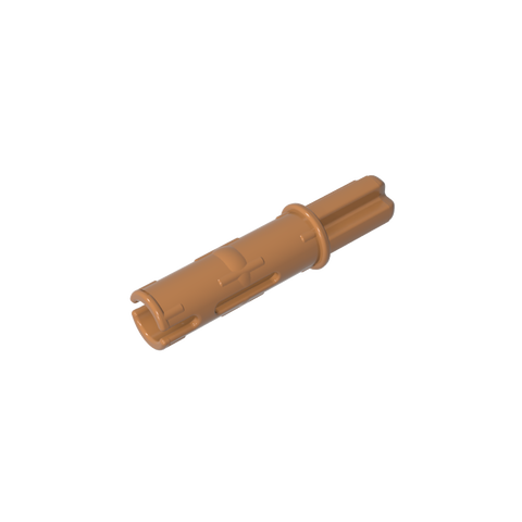 Gobricks,Technic Axle Pin 3L with Friction Ridges Lengthwise and 1L Axle,11214