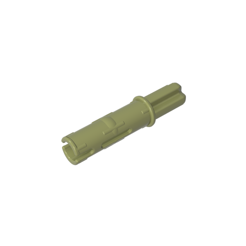 Gobricks,Technic Axle Pin 3L with Friction Ridges Lengthwise and 1L Axle,11214