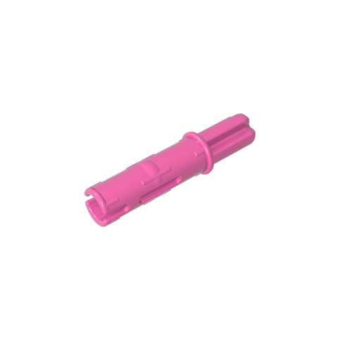 Gobricks,Technic Axle Pin 3L with Friction Ridges Lengthwise and 1L Axle,11214