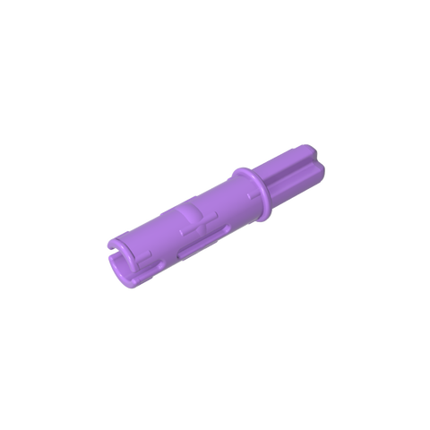Gobricks,Technic Axle Pin 3L with Friction Ridges Lengthwise and 1L Axle,11214