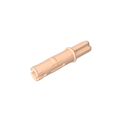 Gobricks,Technic Axle Pin 3L with Friction Ridges Lengthwise and 1L Axle,11214