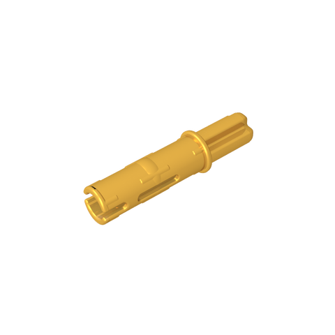 Gobricks,Technic Axle Pin 3L with Friction Ridges Lengthwise and 1L Axle,11214