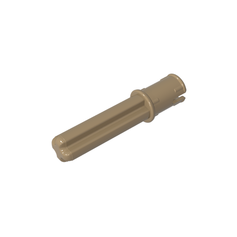 Gobricks,Technic Axle Pin 3L with Friction Ridges Lengthwise and 2L Axle,18651