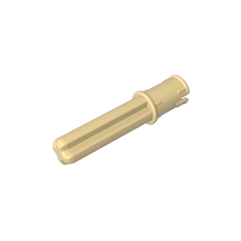 Gobricks,Technic Axle Pin 3L with Friction Ridges Lengthwise and 2L Axle,18651