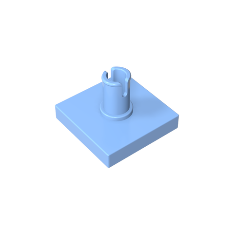 Gobricks,Tile Special 2 x 2 with Pin,2460,49153