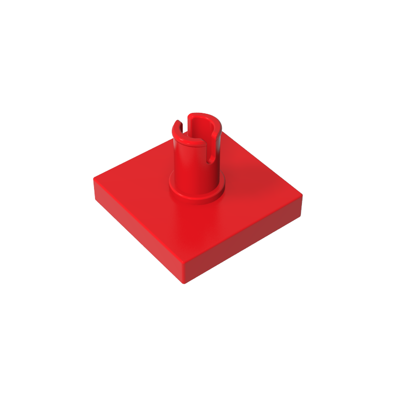 Gobricks,Tile Special 2 x 2 with Pin,2460,49153