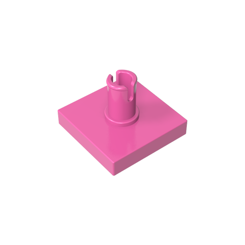 Gobricks,Tile Special 2 x 2 with Pin,2460,49153