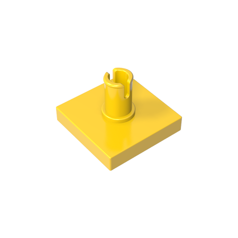 Gobricks,Tile Special 2 x 2 with Pin,2460,49153