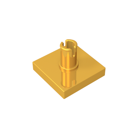 Gobricks,Tile Special 2 x 2 with Pin,2460,49153