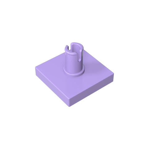 Gobricks,Tile Special 2 x 2 with Pin,2460,49153